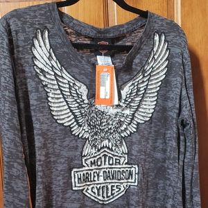 HD Gray Long Sleeve Tee